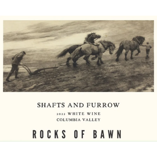 Stowe Public House & Bottle Shop Rocks of Bawn Shafts and Furrow 2022 white wine, a blend of Semillon and Sauvignon Blanc.