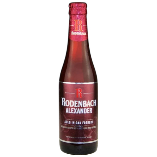 Stowe Public House & Bottle Shop: Rodenbach Alexander sour ale aged in oak foeders with sour cherries, 5.6% ABV.
