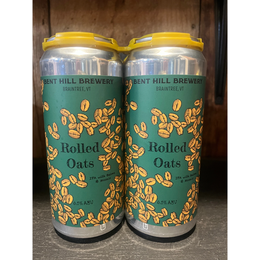 Stowe Public House & Bottle Shop Bent Hill Brewery Rolled Oats American IPA with Belma & Mosaic hops, 6.5% ABV.