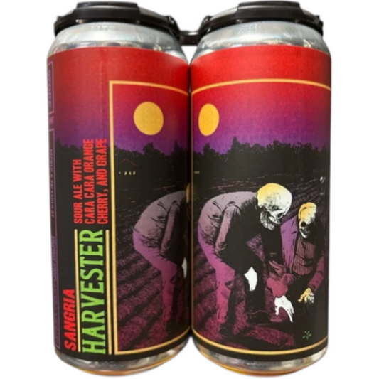 Stowe Public House & Bottle Shop Abomination Brewing Sangria Harvester sour ale with cara cara orange, cherry, and grape.