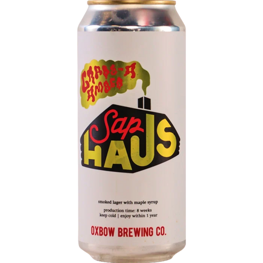 Stowe Public House & Bottle Shop Sap Haus smoked dark lager with maple syrup, notes of toffee and campfire.