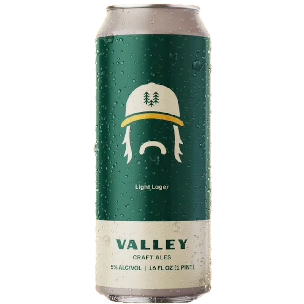 Stowe Public House & Bottle Shop Valley Craft Ales 88 Eckersley Light Lager can with a white and green design.