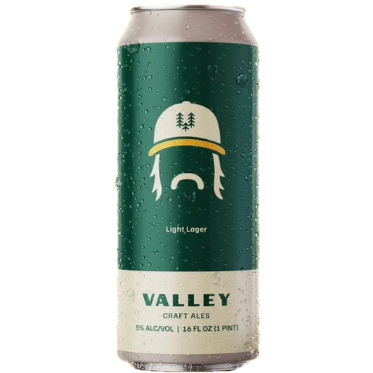 Stowe Public House & Bottle Shop Valley Craft Ales 88 Eckersley Light Lager can with a white and green design.