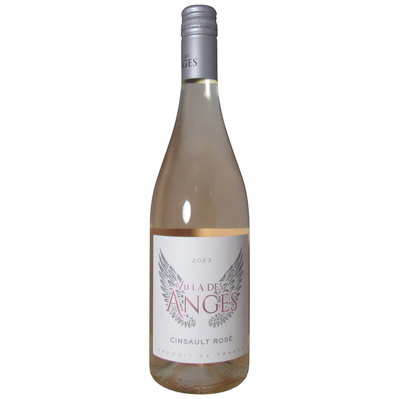 Stowe Public House & Bottle Shop Villa des Anges Cinsault Rosé wine, crisp and citrusy with savory spice notes.