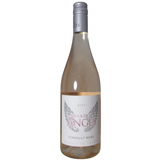 Stowe Public House & Bottle Shop Villa des Anges Cinsault Rosé wine, crisp and citrusy with savory spice notes.