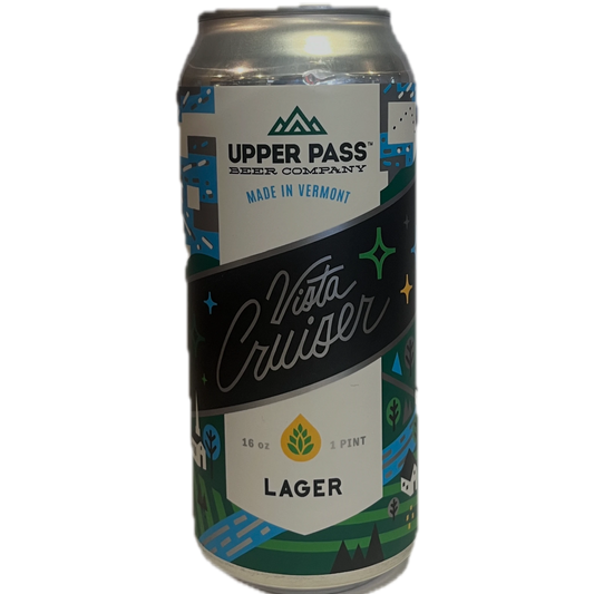 Stowe Public House & Bottle Shop Upper Pass Beer Co. Vista Cruiser dry-hopped light lager can.