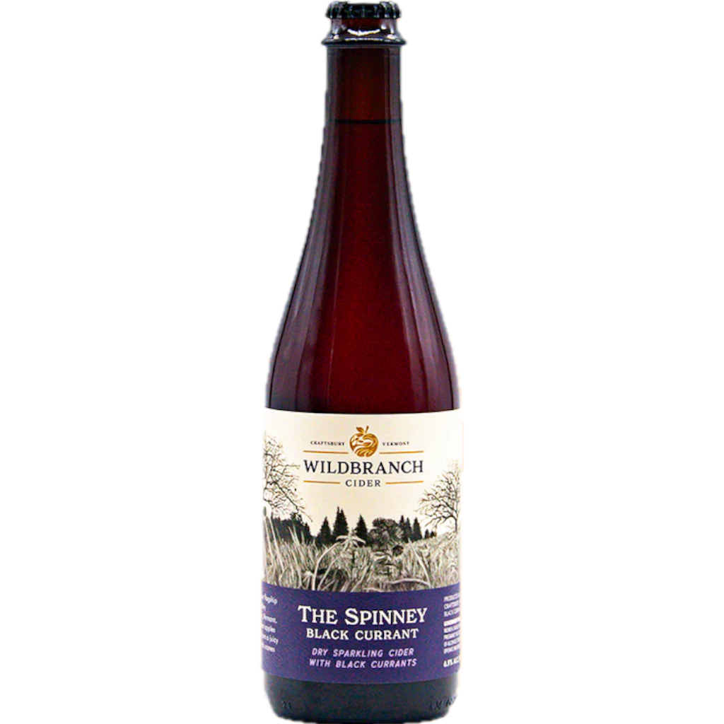 Stowe Public House & Bottle Shop Wildbranch Cider, The Spinney Blackcurrant dry sparkling cider with black currants.
