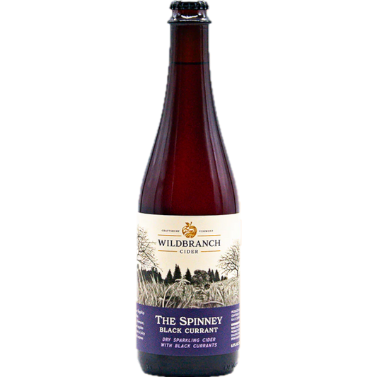 Stowe Public House & Bottle Shop Wildbranch Cider, The Spinney Blackcurrant dry sparkling cider with black currants.