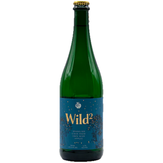 Stowe Public House Wildbranch Cider Wild2, a sparkling dry, tart, and funky cider made from 100% wild apples.