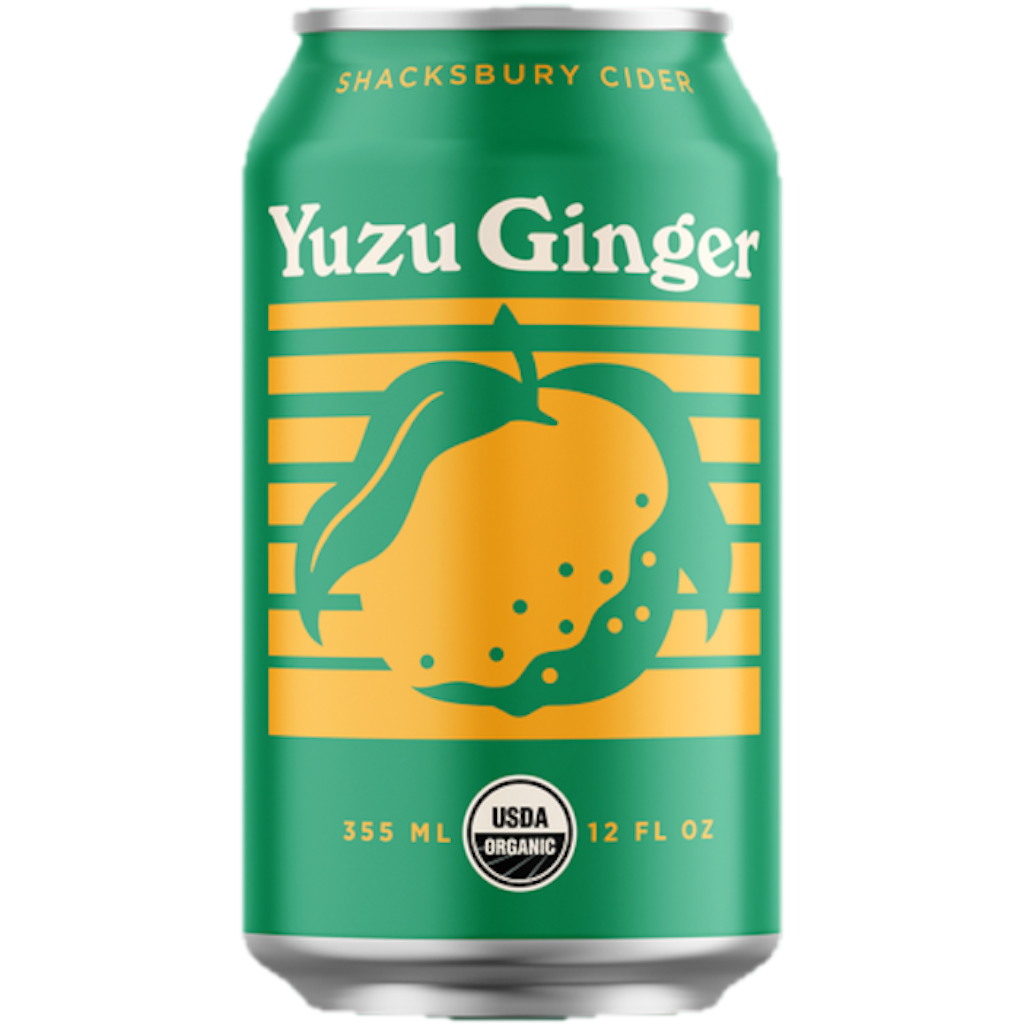 Stowe Public House Yuzu Ginger organic apple cider with yuzu and ginger. Zesty and fresh.